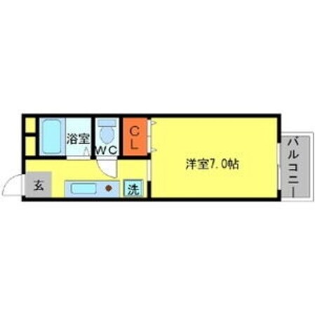 ヴィラプレフェールIIB棟の物件間取画像